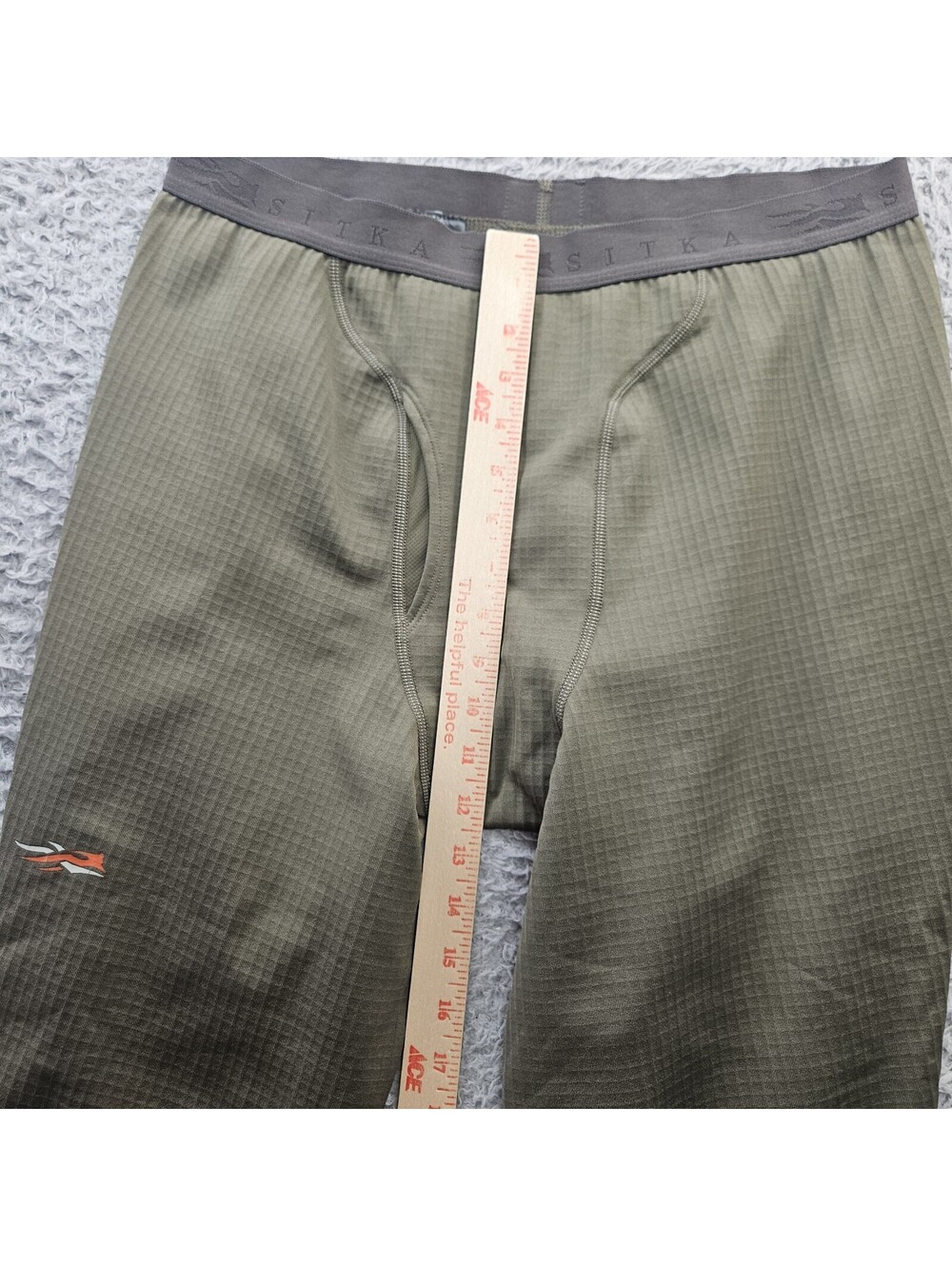 Sitka Gear Waffle Knit Baselayer Pant Green Large (fits 34-36x30) - Picture 9 of 13
